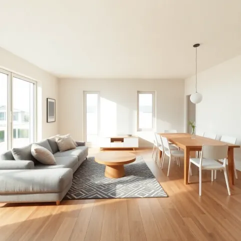 Salon z jadalnią 28m2