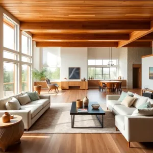 Salon z jadalnią aranżacje