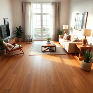 Salon z parkietem inspiracje