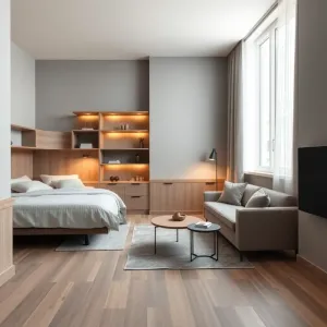 Salon z Sypialnia 16m2