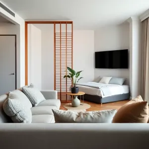 Salon z sypialnią 20m2