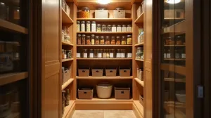 spiżarka pod schodami