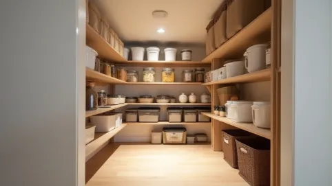 Spiżarnia pod schodami