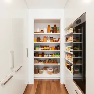 Spiżarnia ukrytą w meblach