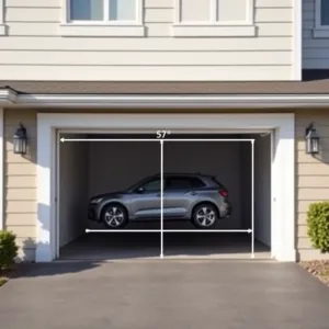 Standardowa brama garażowa wymiary