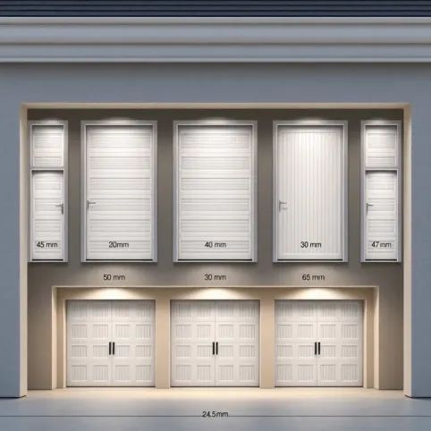 Standardowe wymiary bram garażowych Hormann