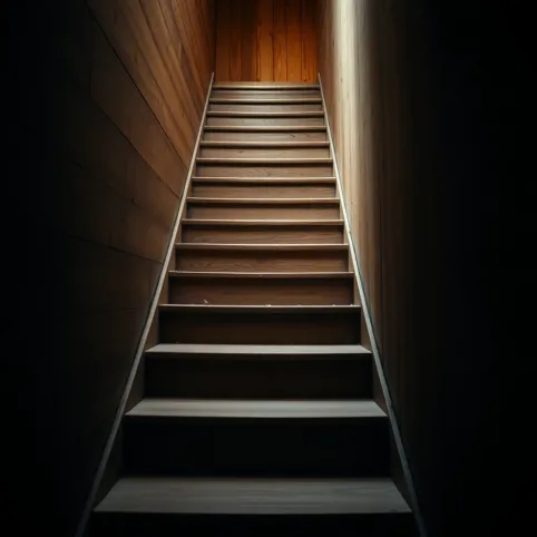 Strome schody do piwnicy