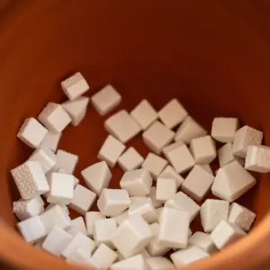 Styropian na dno doniczki