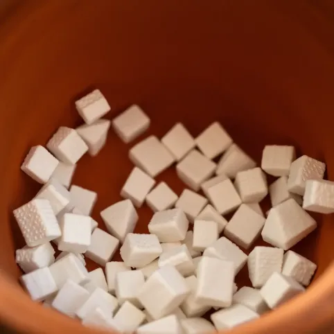 Styropian na dno doniczki