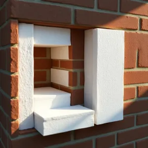 Styropian w środku muru i na zewnątrz