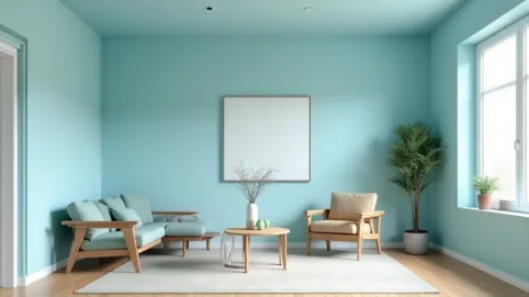 Sufit w kolorze ścian