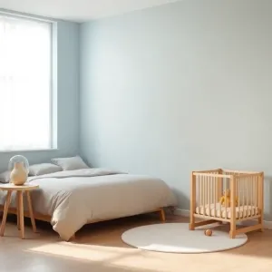 Sypialnia i pokój dziecka w jednym