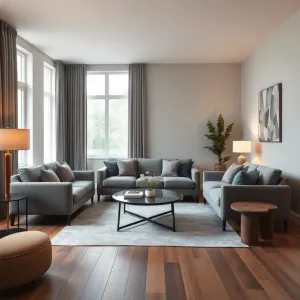 Szary salon inspiracje