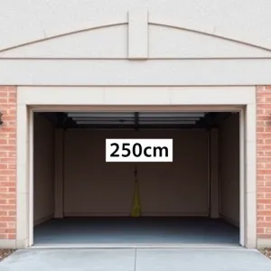 Szerokość bramy garażowej na 1 auto
