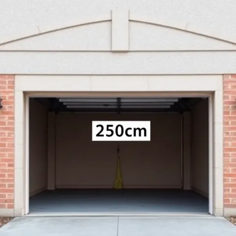 Szerokość bramy garażowej na 1 auto