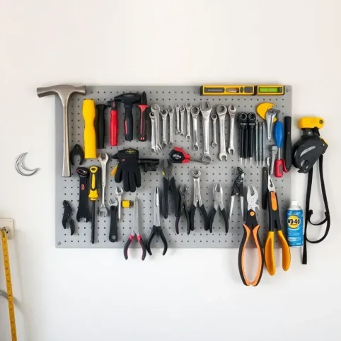 Tablica organizer do garażu