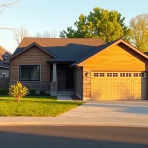 Tani dom parterowy z garażem dwustanowiskowym