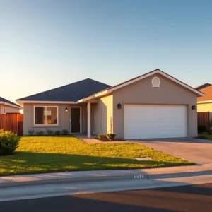 Tani dom z garażem dwustanowiskowym