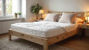 Tanie łóżko z materacem 140x200