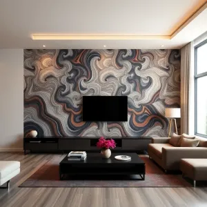 Tapety do salonu nowoczesne