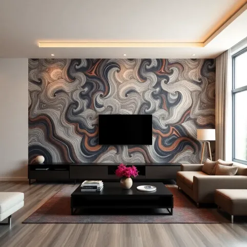 Tapety do salonu nowoczesne