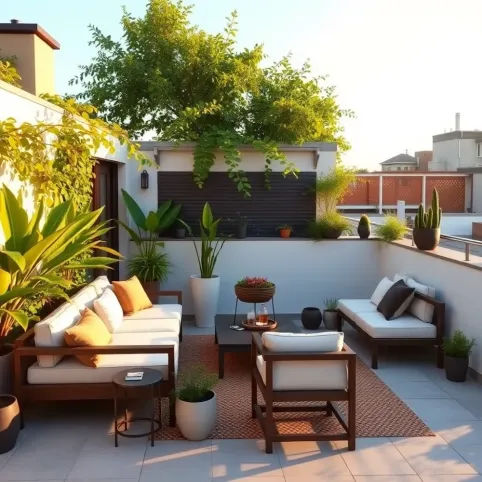 Taras nad garażem inspiracje