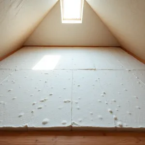 Układanie styropianu pod wylewki na poddaszu