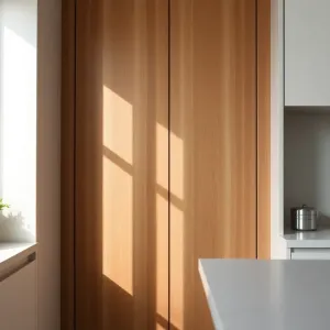 Ukryte drzwi do spiżarni w zabudowie