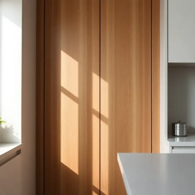 Ukryte drzwi do spiżarni w zabudowie