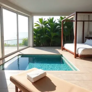 Wakacje pokój z prywatnym basenem