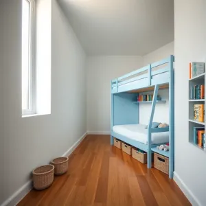 Wąski pokój dla chłopca aranżacje