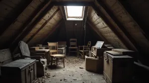 wejście na strych w suficie