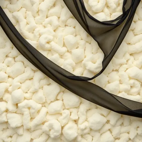 Wełna mineralna z czarnym welonem