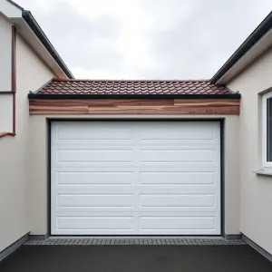 Wjazd do garażu z boku domu