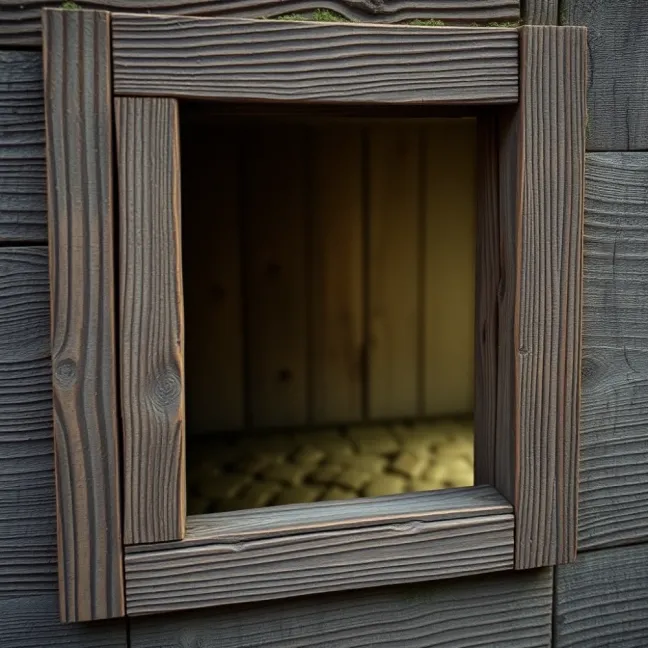 Właz do piwnicy drewniany