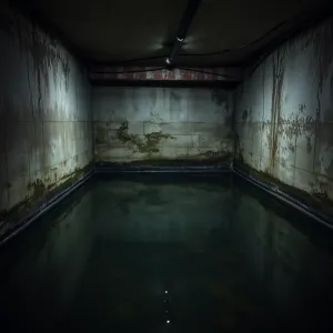 Woda w piwnicy starego domu