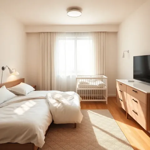 Wspólny pokój rodziców z dzieckiem