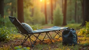 Wygodne łóżko polowe