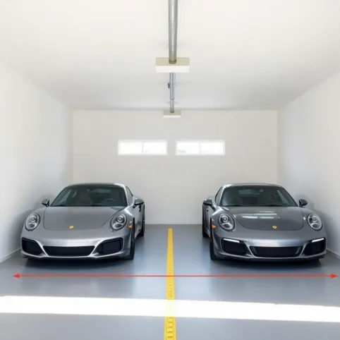 Wymiary garażu na 2 samochody
