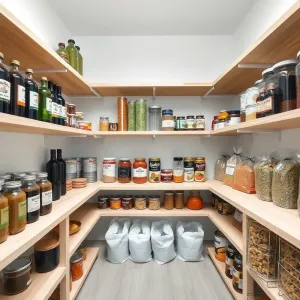 Wysokość półek w spiżarni