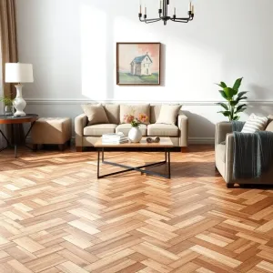 Wzory podłogi w salonie