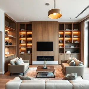 Zabudowa salonu na wymiar