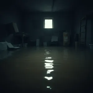 Zalana piwnica w bloku