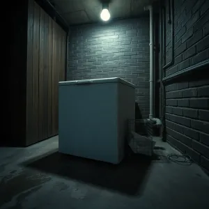 Zamrażarka w piwnicy w bloku