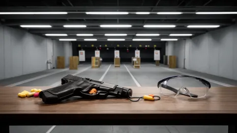 Zasady bezpieczeństwa na strzelnicy POLICJA