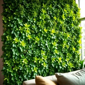 Zielona ściana w salonie  jak zrobić