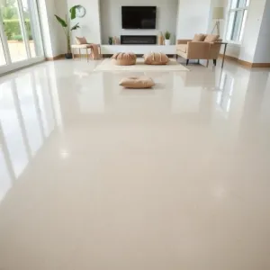 Żywica na podłogę do salonu