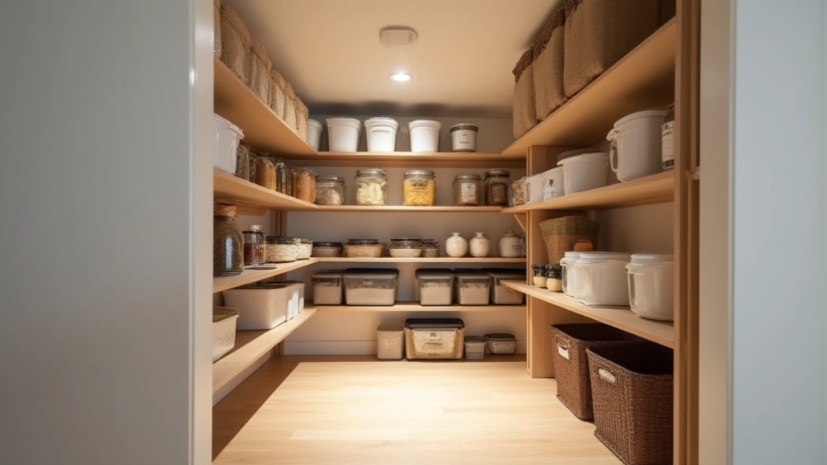 Spiżarnia pod schodami