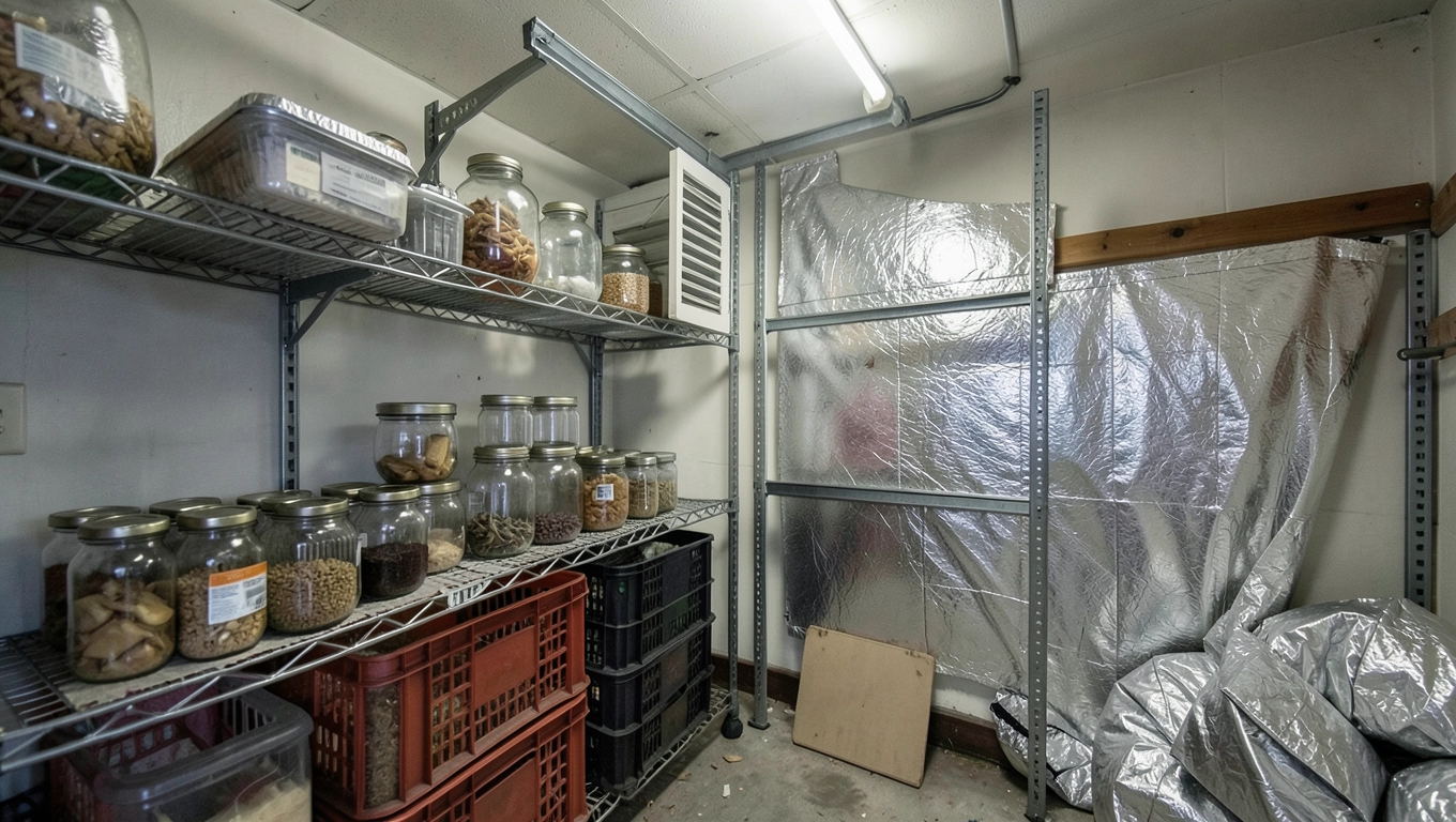 spiżarnia w garażu