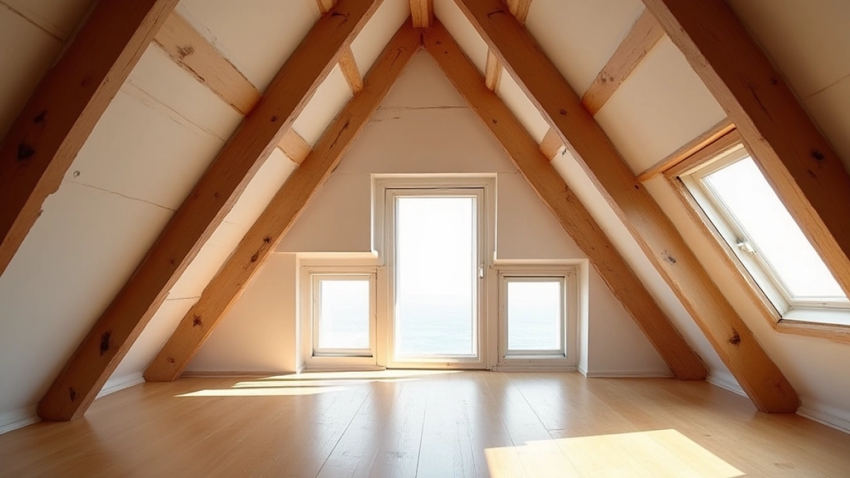 Sufit podwieszany na poddaszu